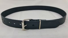 BELTE I LÆR 40MM X 116 CM SORT DM