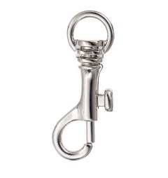 KARABINKROK lengde 55mmx 12mm NIKKEL