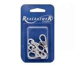 KARABINKROK 4PK - NIKKEL - 38MM X 8MM