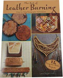 BOK - THE ART OF LEATHER BURNING - ENGELSK