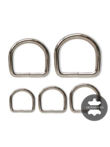 D-RING - NIKKEL - SVEISET - PR.STK