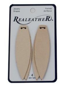 ØREPYNT LÆR PAR FJÆR