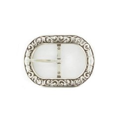 Spenne avrundet flower 40mm