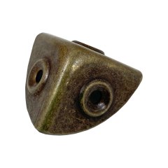 Hjørnebeslag antikk messing 25 x25 mm