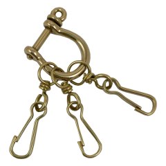 Nøkkelholder messing