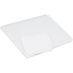 Skjæreplate 15 x 15 cm hvit/poly