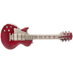 SPENNE GITAR RØD FLAKE, TINN