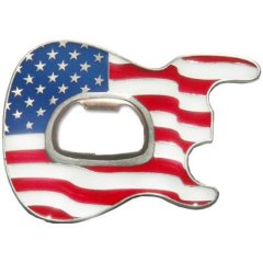 SPENNE GITAR FLASKEÅPNER AM.FLAGG