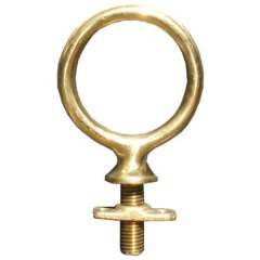 TOMMERING PONNI - POLERT MESSING - 45 MM - M10 GJENGER