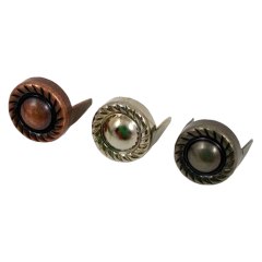 Pyntenagle Rund/flat - 9mm