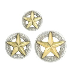 Concho m/skrue Texas Star
