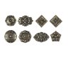 Concho Euro antikk messing