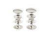 Trykknapp LINE 24 - 15mm - Rustfritt stål - 10pk