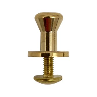 GEVÆRKNAPP - MESSING - 8 X 12 MM - 10 PK