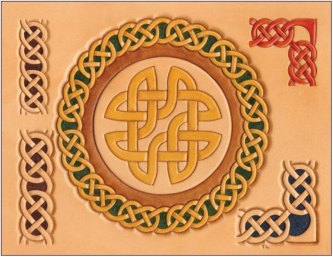 MØNSTERSJABLON CELTIC CIRCLE&BORDERS
