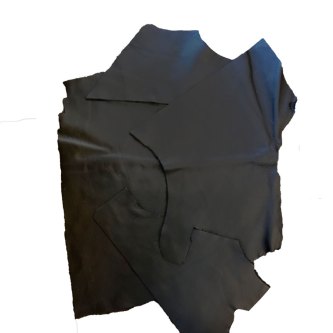 MØBELHUD AVKAPP / RESTER - SVART - CA 1 KG