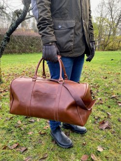 Duffelbag - Pull-up - brun