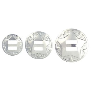Concho spor - nikkel - 10pk
