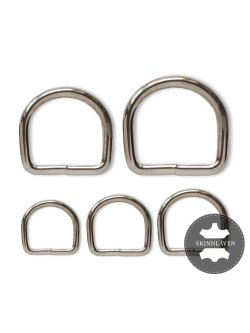 D-RING - NIKKEL - SVEISET - PR.STK