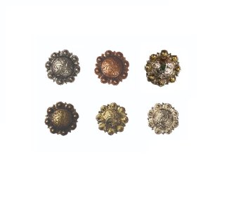 Concho m/skrue Dot - 12 mm