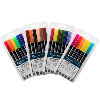 LEATHER MARKERS - 6pk