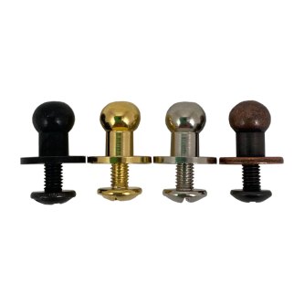 Geværknapp - 10 x 10 mm - 10 pk