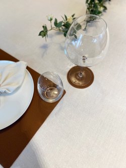 Glassbrikke - struktur - 6 pk