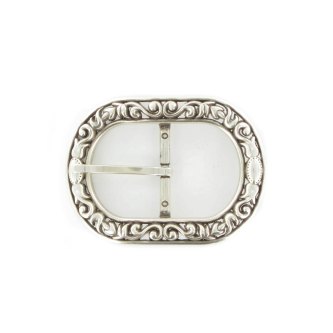 Spenne avrundet flower 40mm