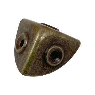 Hjørnebeslag antikk messing 25 x25 mm