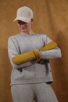 Votter - merino saueskinn - oker