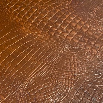 KROKODILLE MØNSTER COGNAC  SIDE 1,7-2MM