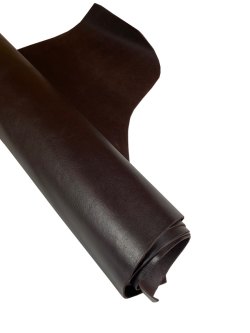 Lærside overfettet - mørk brun - 2,2 mm