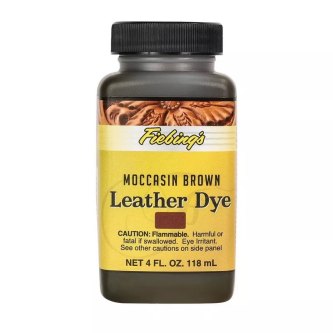 LEATHER DYE 118ML MOCCASIN BROWN