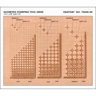 MØNSTER SJABLON GEOMETRIC STAMPS