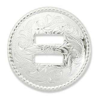 CONCHO SPOR - SILVER - 38 MM