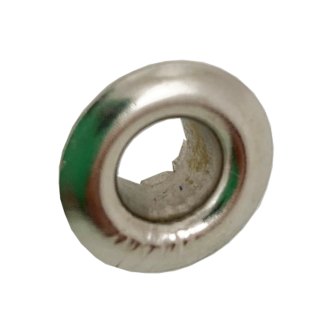 Snørering - Nikkel - 6mm x 14mm