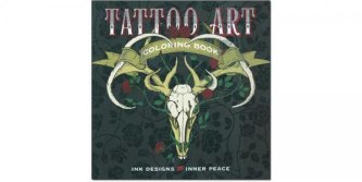 BOK - TATTOO ART COLORING BOOK - ENGELSK