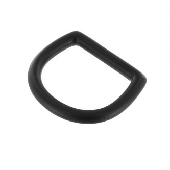 D-ring - støpt messing m/svart PVD