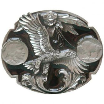 SPENNE TINN/SORT ØRN DIAMOND CUT