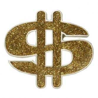 SPENNE TINN DOLLAR grønn 40MM