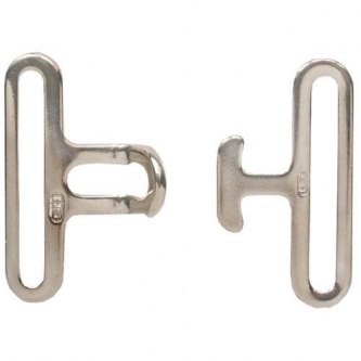 Spenne dekken rustfri 50 mm (2 deler)