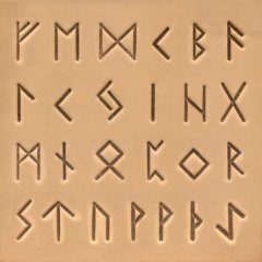 Alfabetsett Runer/keltisk 19mm
