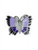 Spenne sommerfugl lilla 40mm